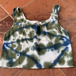 Tie Dye Crop Tank Top